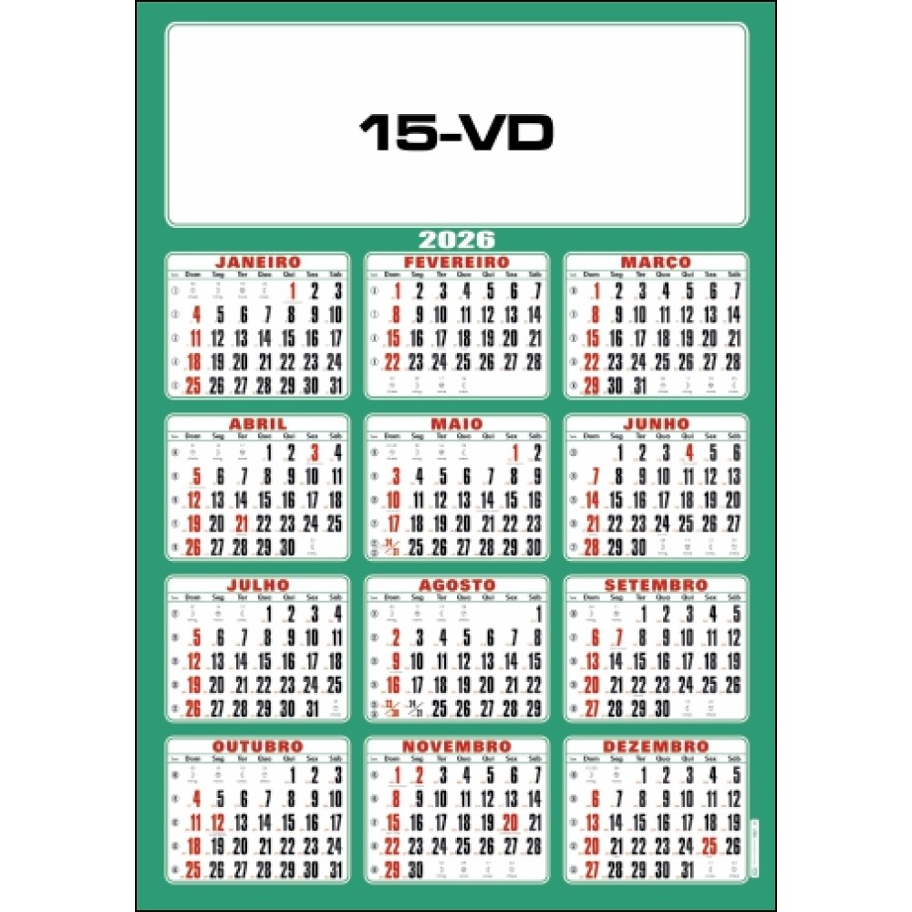 I - Anual 15 Verde