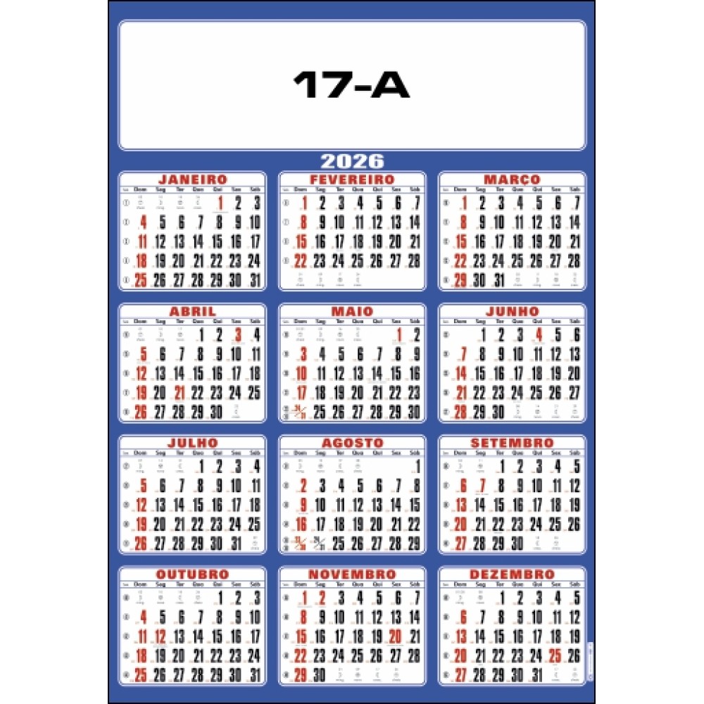 I - Anual 17 Azul