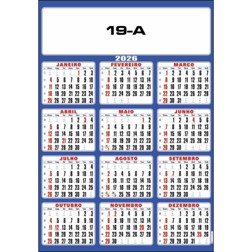 I - Anual 19 Azul