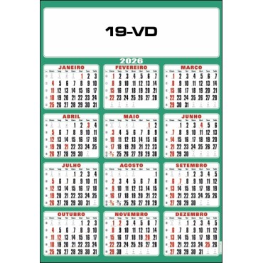 I - Anual 19 Verde